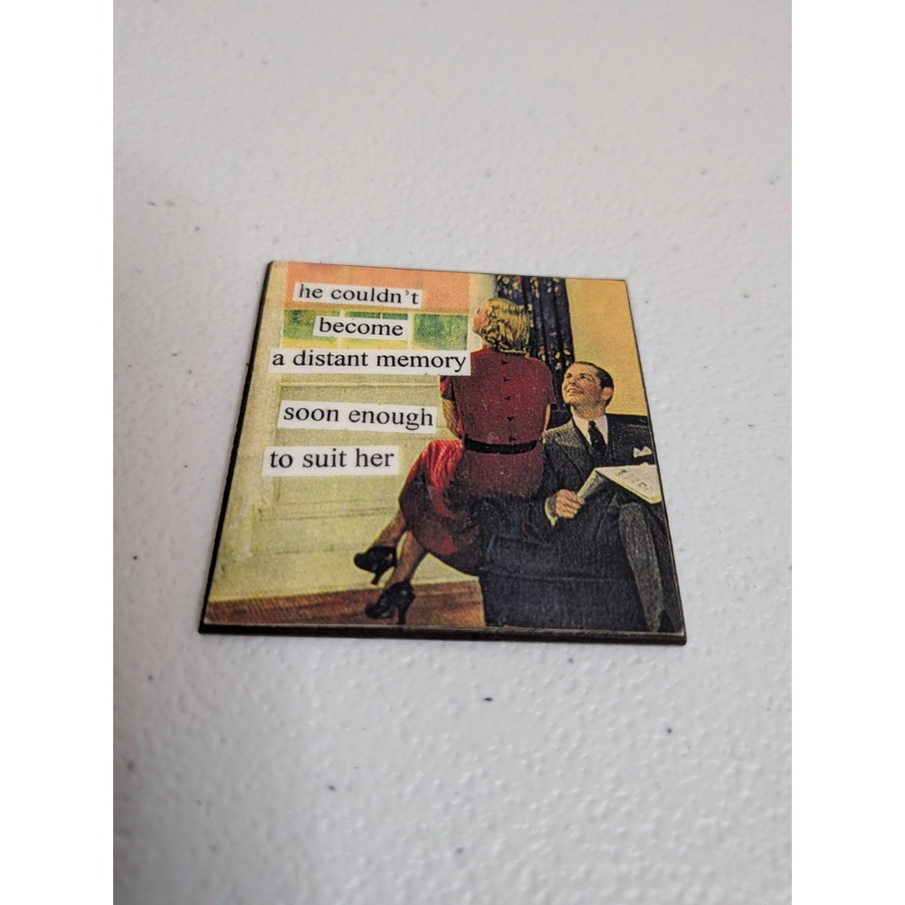 Retro Refrigerator Magnet Artwork And Snarky Caption By Anne Taintor Great Gift